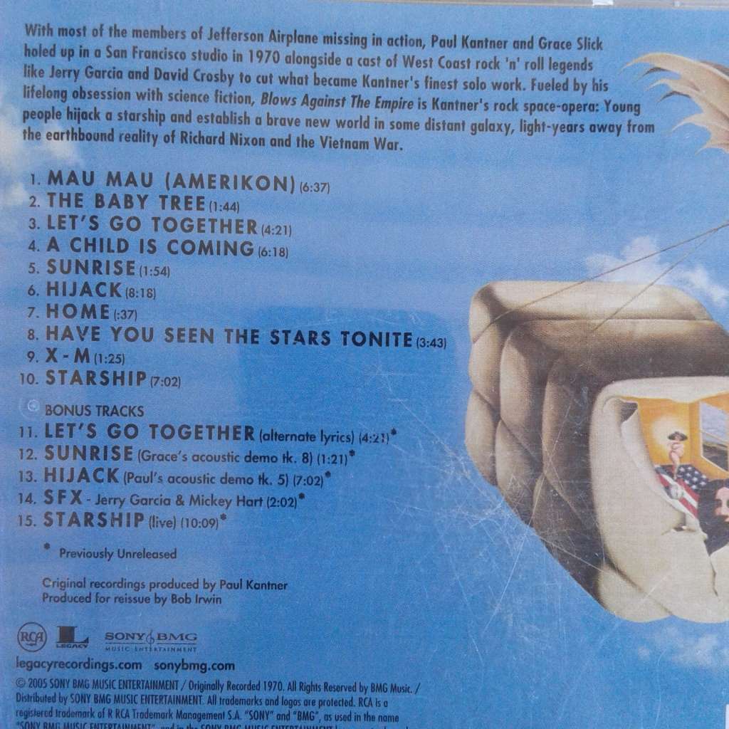 Paul Kantner / Jefferson Starship - Blows Against The Empire [Import CD] (1970/re2005)  [K]