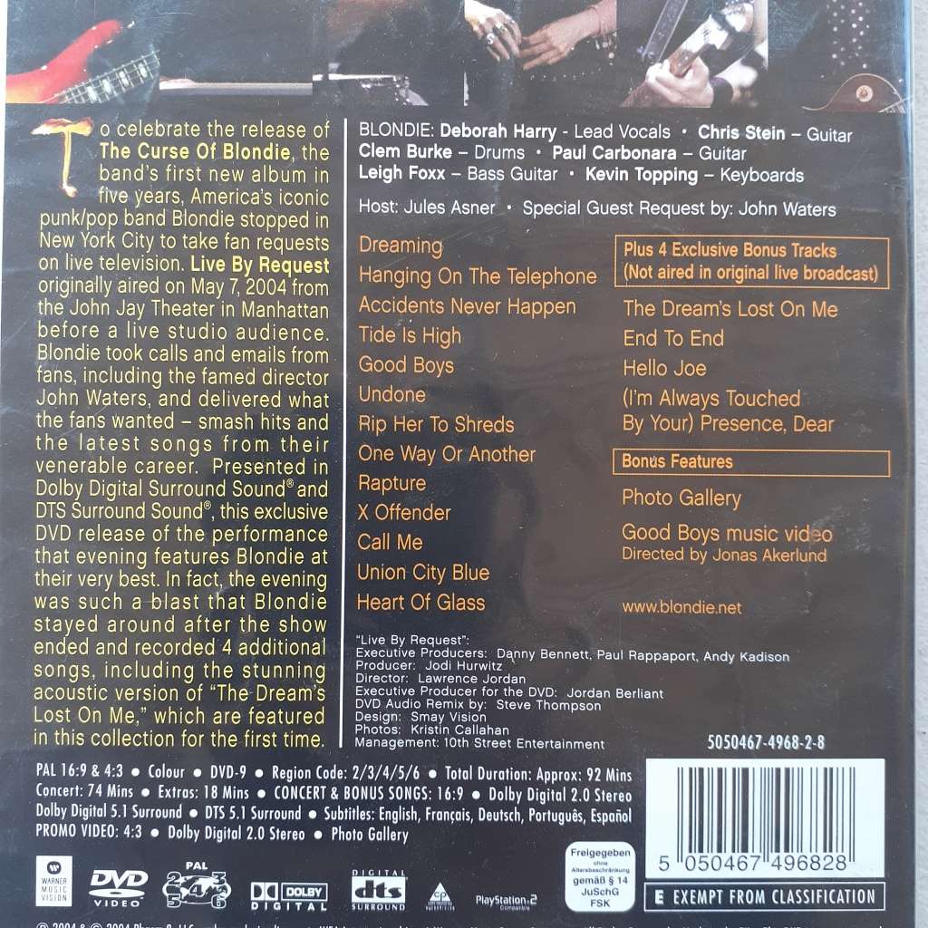Blondie - Live By Request [DVD] (2004)