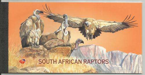 Souvenir Booklet, South African Raptors, mnh.