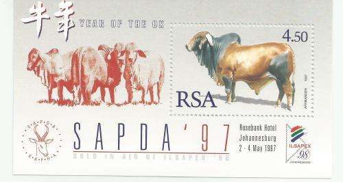 Minisheet "Year of the Ox"