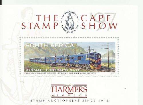 Minisheet for 1997 The Cape Stamp Show