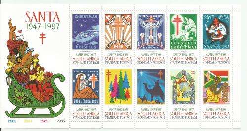 Minisheet SANTA 1947 - 1997