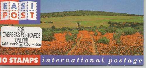 International postage booklet complete