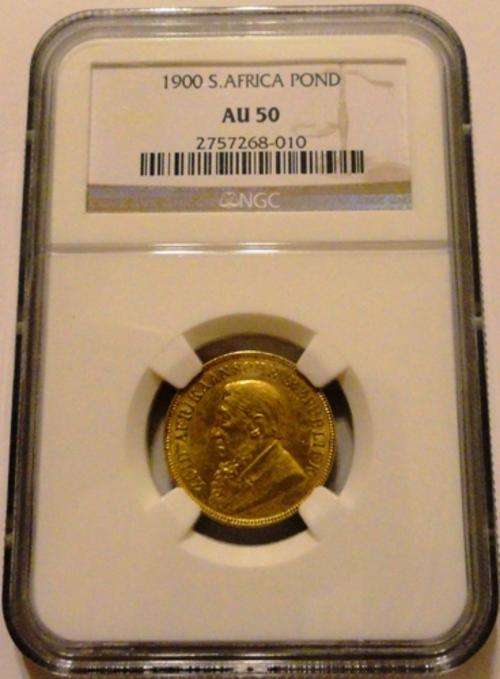 1900 ZAR 1 POND - AU50