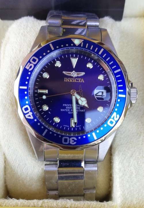 Watch Invicta Blue Dial Warrantee