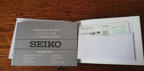 Seiko Chronograph SSB305P1 Free Shipping