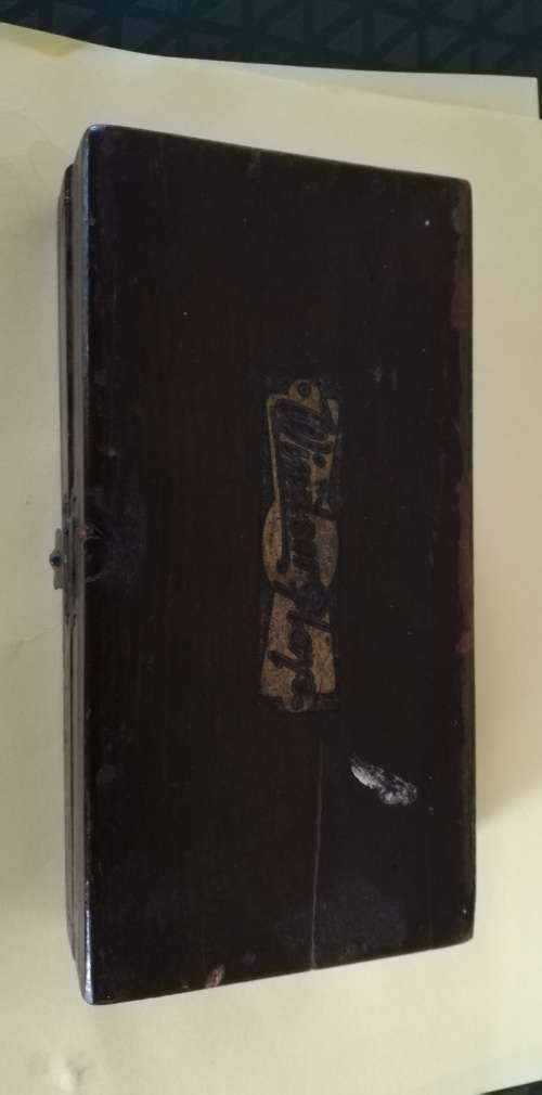 Chess set antique travel Rare