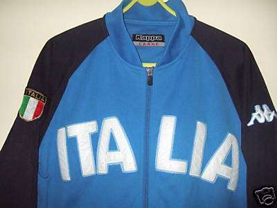 Soccer.ULTRA Rare!!! Italy tracksuit training top jacket shirt KAPPA