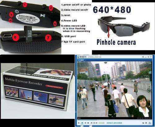SPY GLASSES 2MP 4gb spy 640*480 AND PHOTO !!