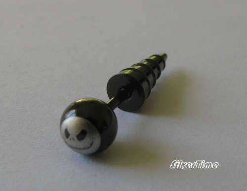 Men's ear stud STESS028 made in 316L stainless steel
