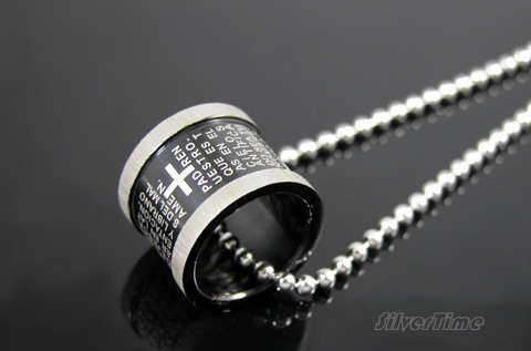 Man's necklace STN011 made in 316L stainless steel