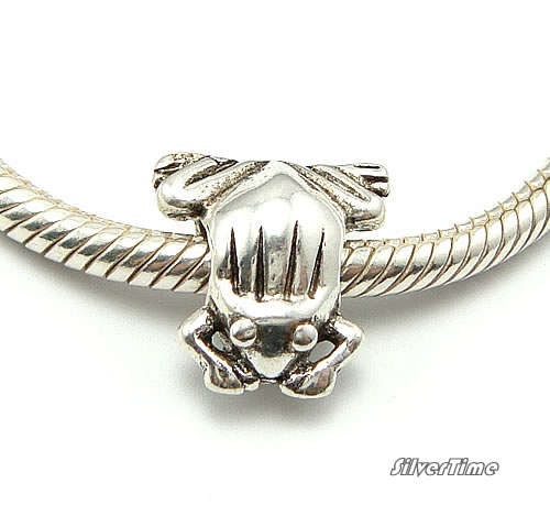 Solid 2.43g Sterling Silver Bead