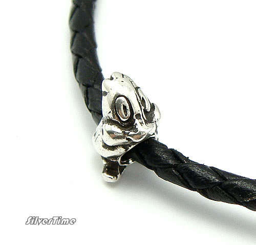 Solid 1.96g Sterling Silver Bead