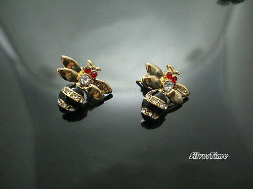 Promotion Sale - Gold-plated Bee Ear Studs- Sweet and Elegant for summer