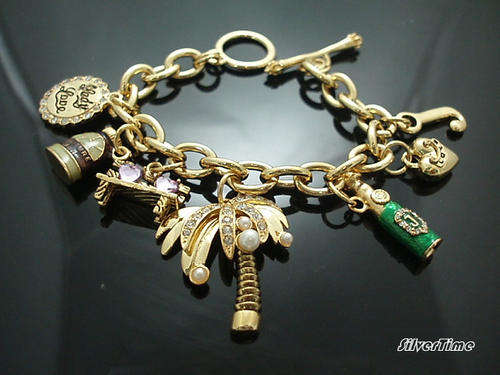 Promotion Sale - Heavy Gold-Plated Charm Bracelet - Sweet and Elegant for Summer