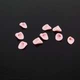 8 x 6mm Polymer Clay Leaf - colourful charm for earrings/bracelets/necklaces