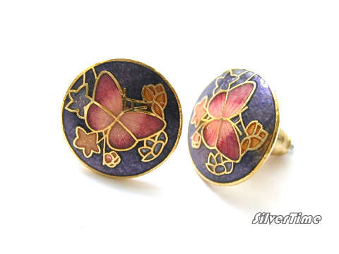 Cloisonne Eardrops STE1055