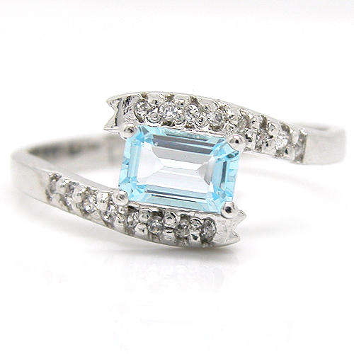 Natural Topaz Sterling Silver Ring-With Certificate of Authenticity