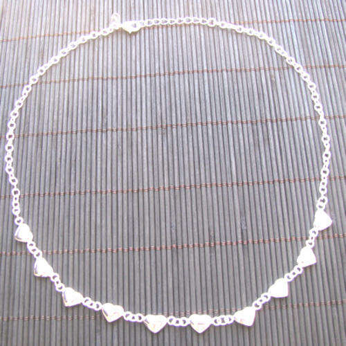 ON-SALE: With FREE Silver Polishing Cloth - Silver Heart necklace