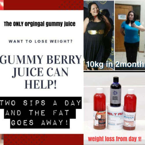 Original Gummy Berry Juice 500ml (2 x 250ml bottels) and FREE courier