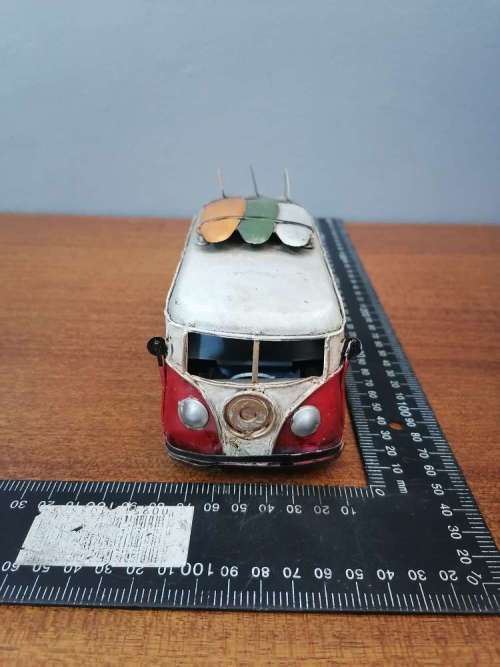 VW combi tin toy car