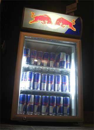Reb Bull Bar fridge