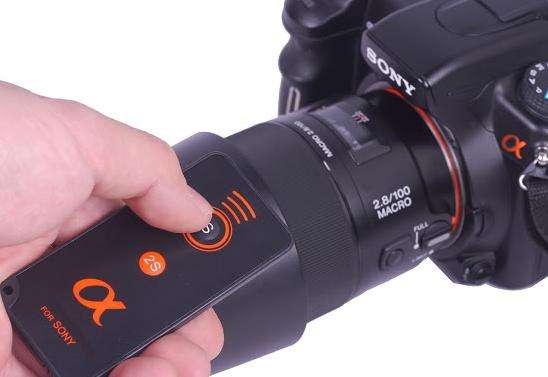 Sony Wireless IR Remote Control for  a200/a230/a330/a450/a500/a550/a700/a900 DSLR cameras