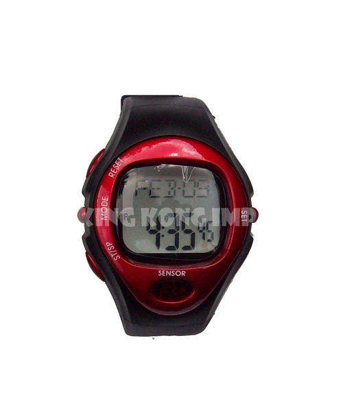 RED HEART RATE AND CALORIE COUNTER EXERCISE WATCH.