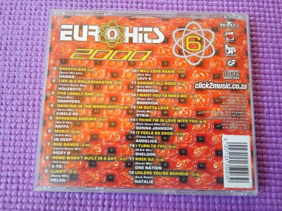 CD Euro Hits 2000 Number 6 (with 32-Track Bonus Disc)