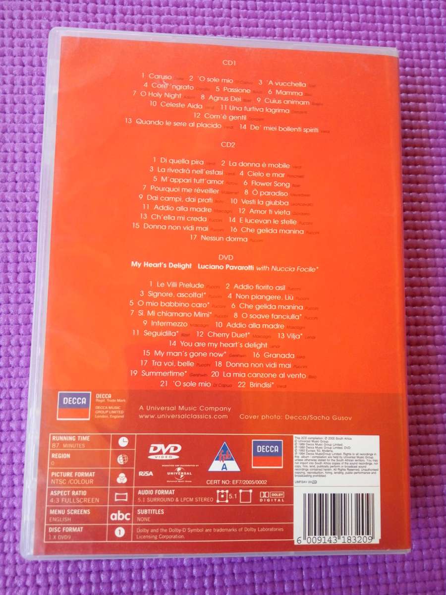 The Very Best of Pavarotti (2-CD set with DVD)