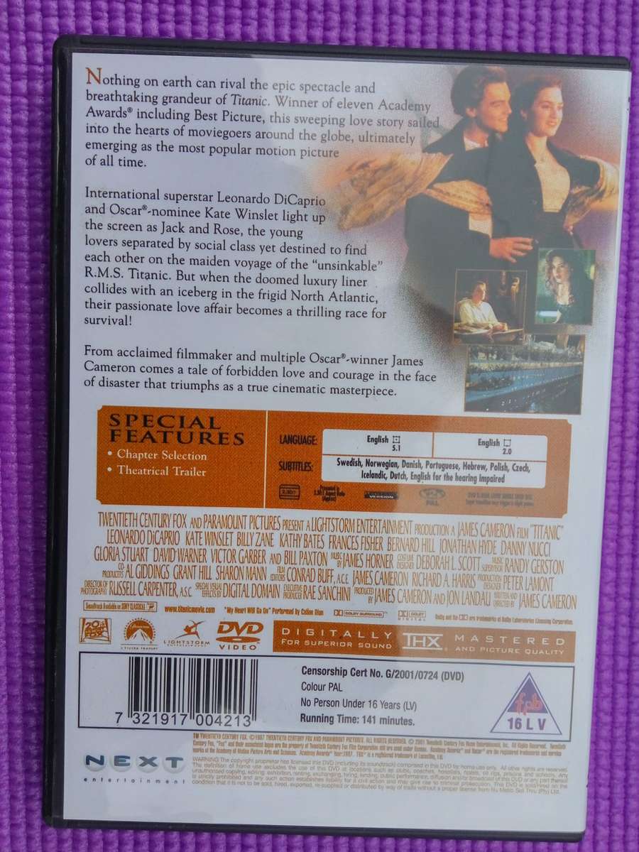 DVD Titanic