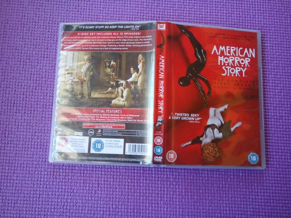 DVD Boxset American Horror Story Complete Season 1 - Murder House (4-Disc Set)
