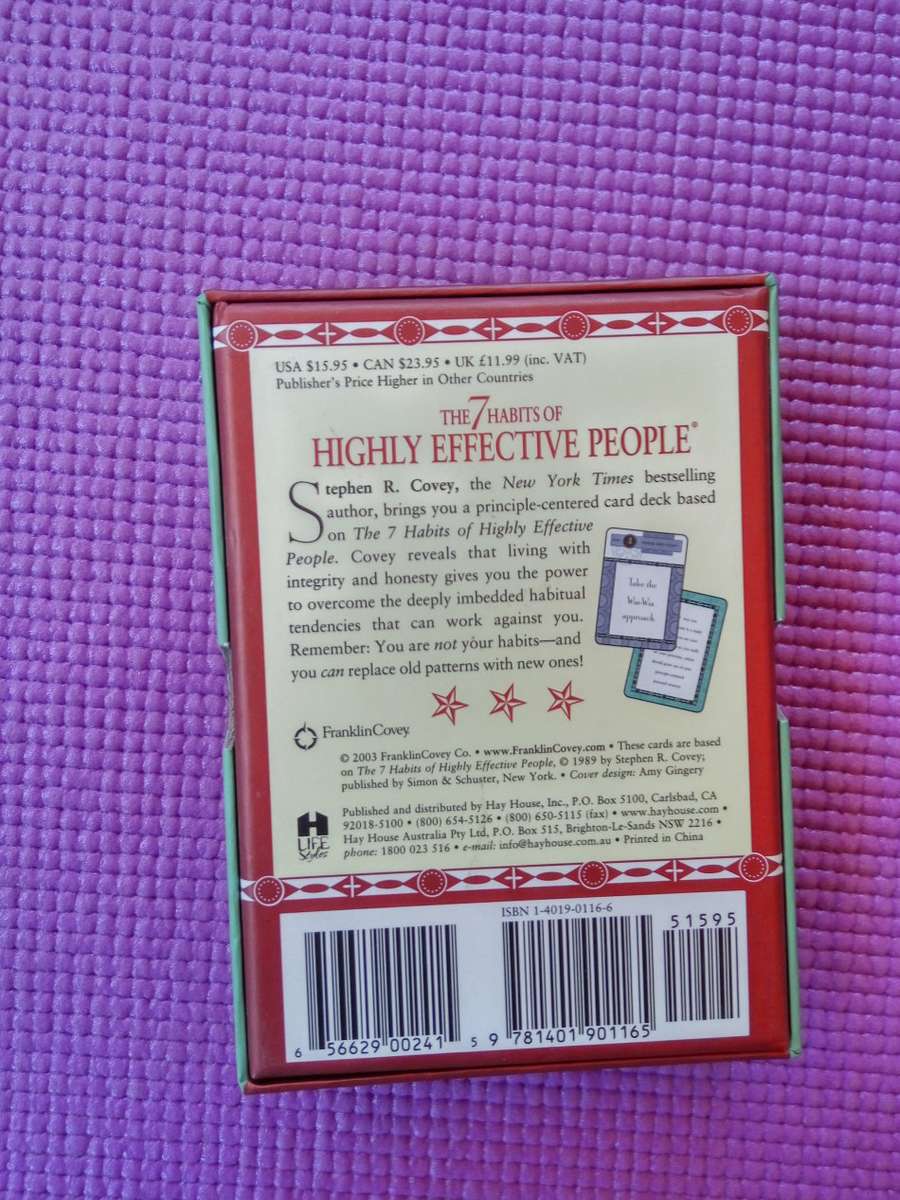 50-Card Deck: The 7 Habits of Highly Effective People - Stephen R. Covey