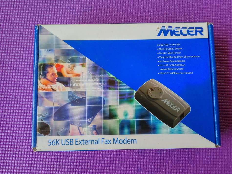 Mecer 56K USB External Fax Modem