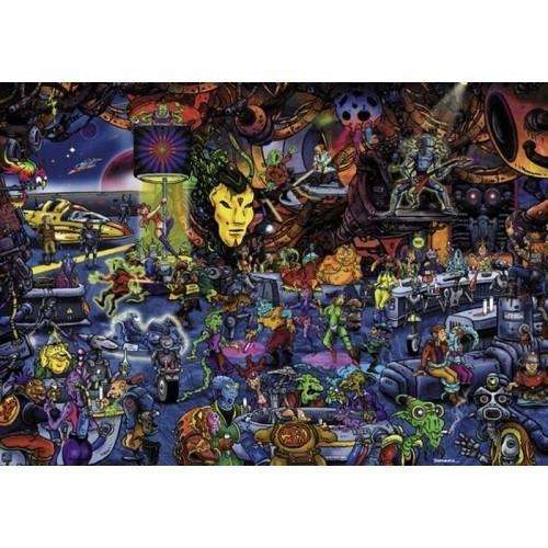 Heye Jigsaw Puzzle Triangular Box - Spacebar 1000pc 68x48cm