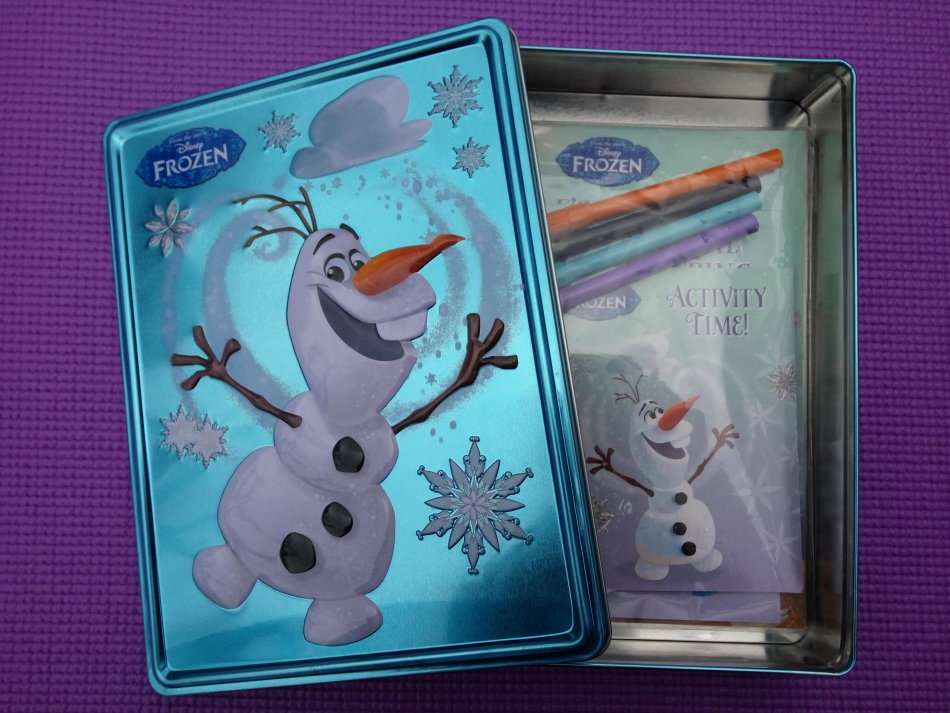 Disney Frozen Activity Set with Storage Tin - Olaf (UNUSED)