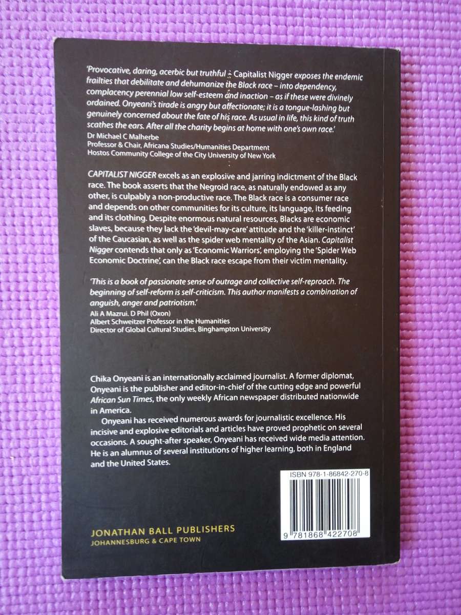 Capitalist Nigger: The Road to Success - A Spider Web Doctrine