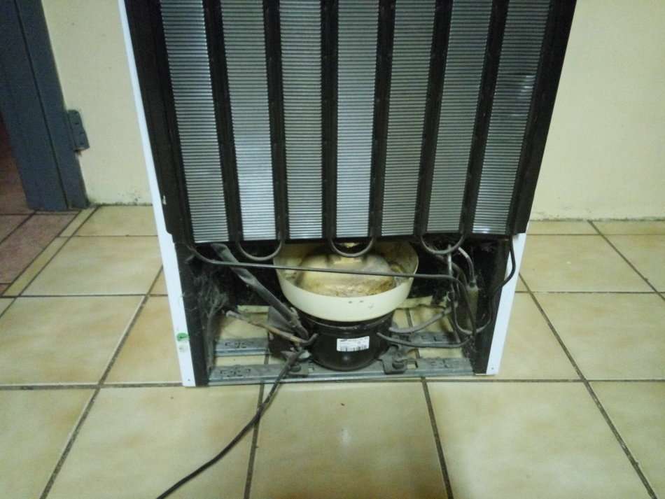 Small White KIC Refrigerator with Top Freezer