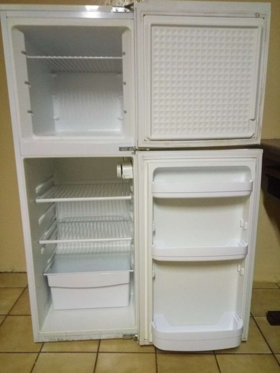 Small White KIC Refrigerator with Top Freezer