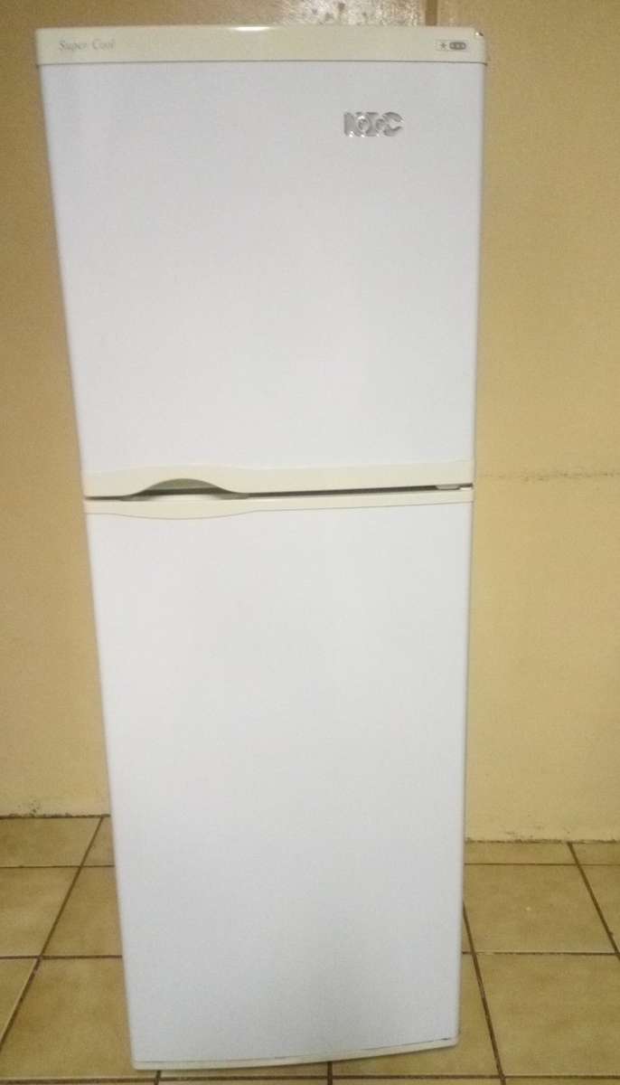 Small White KIC Refrigerator with Top Freezer