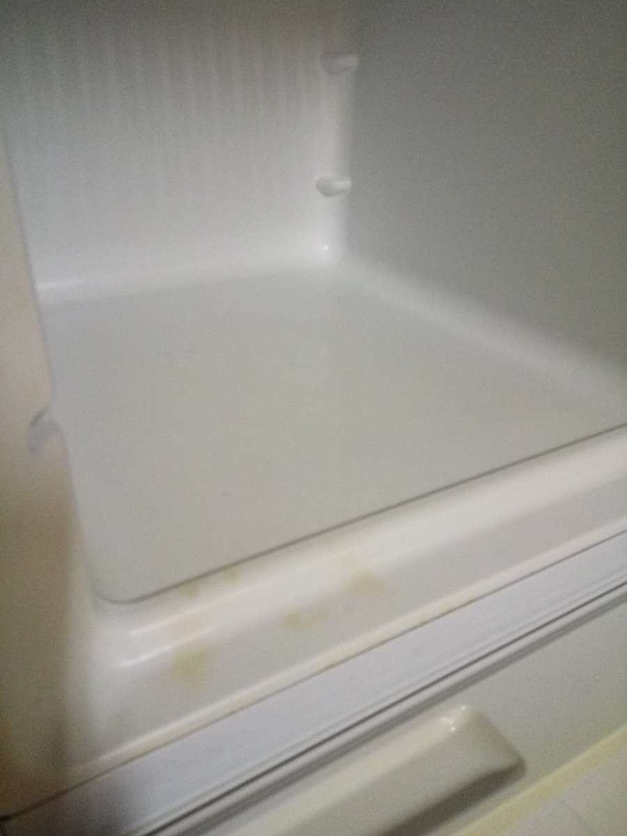 Small White KIC Refrigerator with Top Freezer