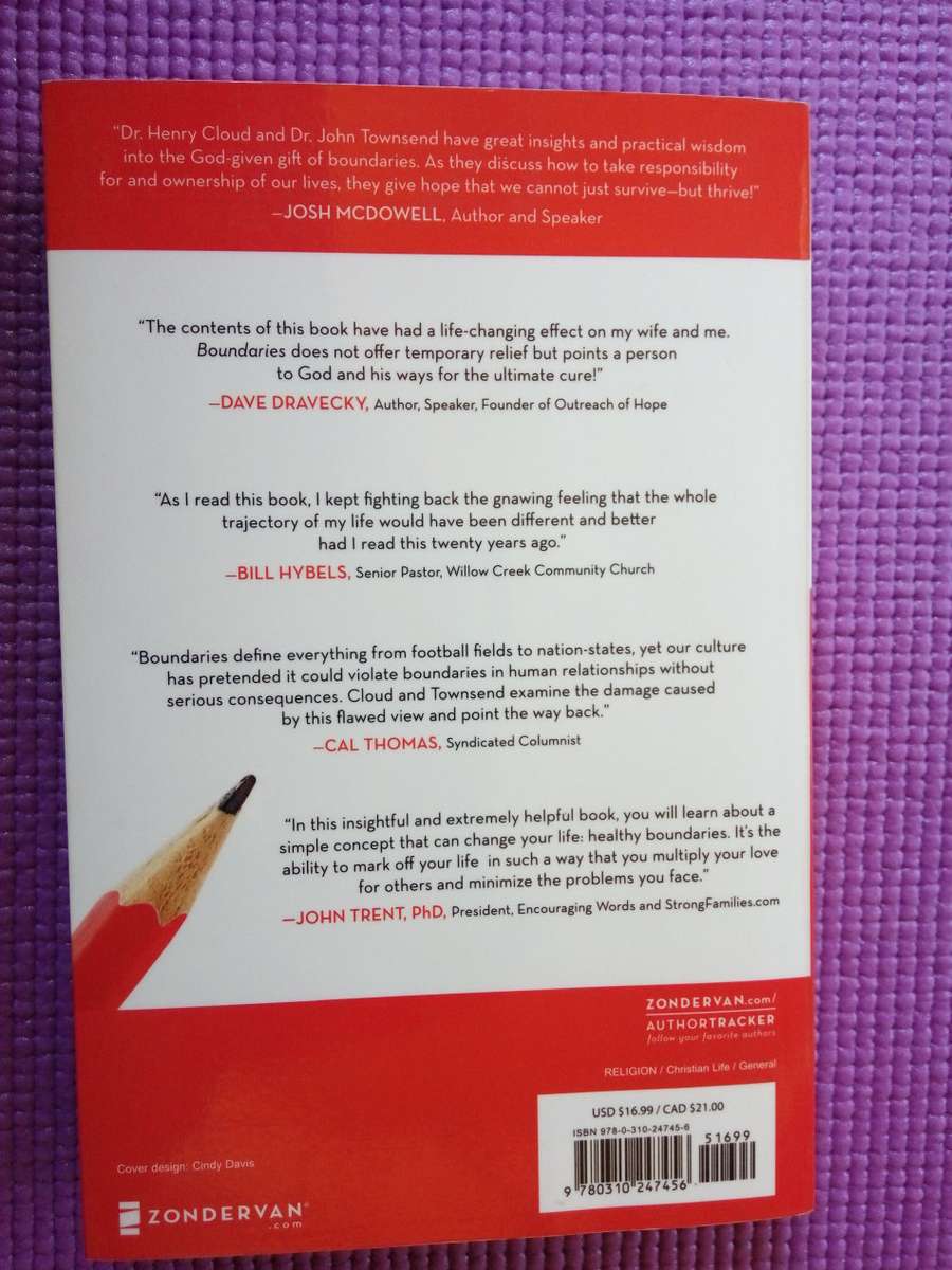 Boundaries by Dr. Henry Cloud and Dr. John Townsend