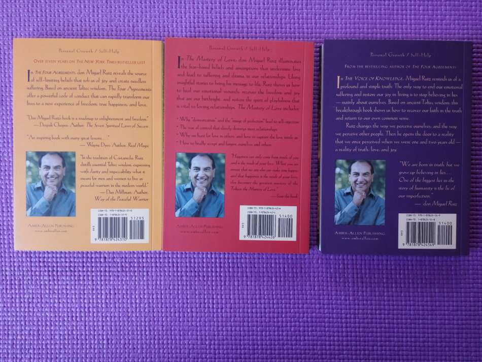 The Four Agreements 3-Book Set by Don Miguel Ruiz