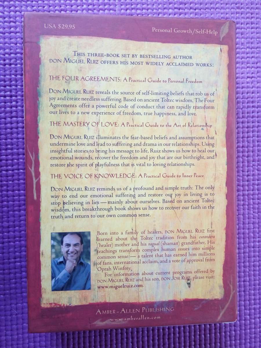 The Four Agreements 3-Book Set by Don Miguel Ruiz