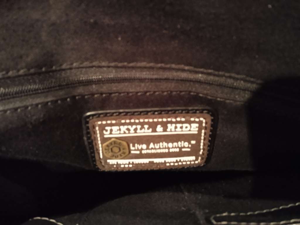 JEKYLL & HIDE LEATHER CROSS-BODY BAG - BLACK