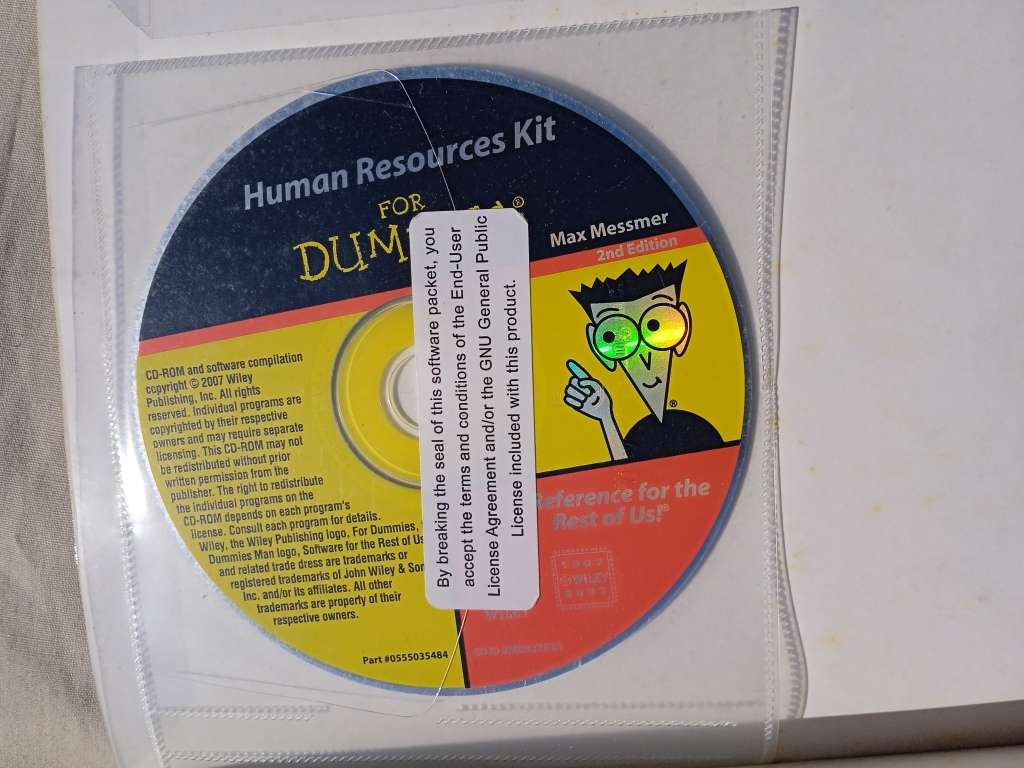 HUMAN RESOURCES KIT FOR DUMMIES (WITH CD)