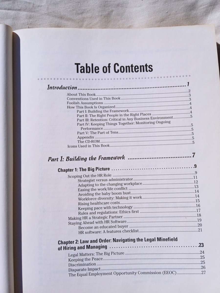 HUMAN RESOURCES KIT FOR DUMMIES (WITH CD)