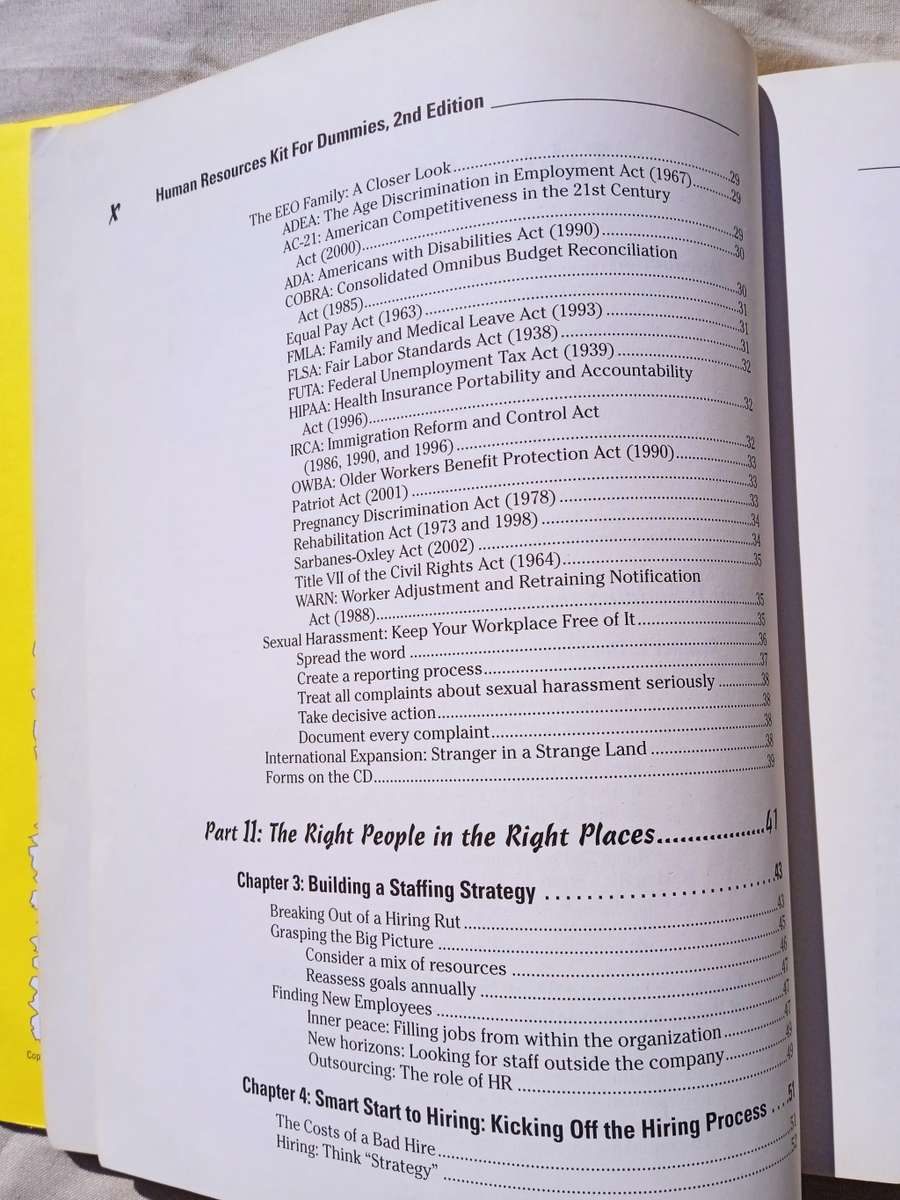 HUMAN RESOURCES KIT FOR DUMMIES (WITH CD)