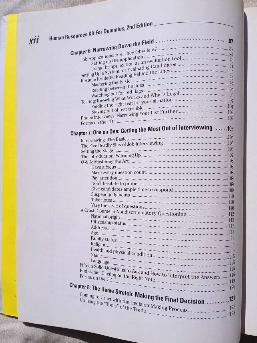 HUMAN RESOURCES KIT FOR DUMMIES (WITH CD)