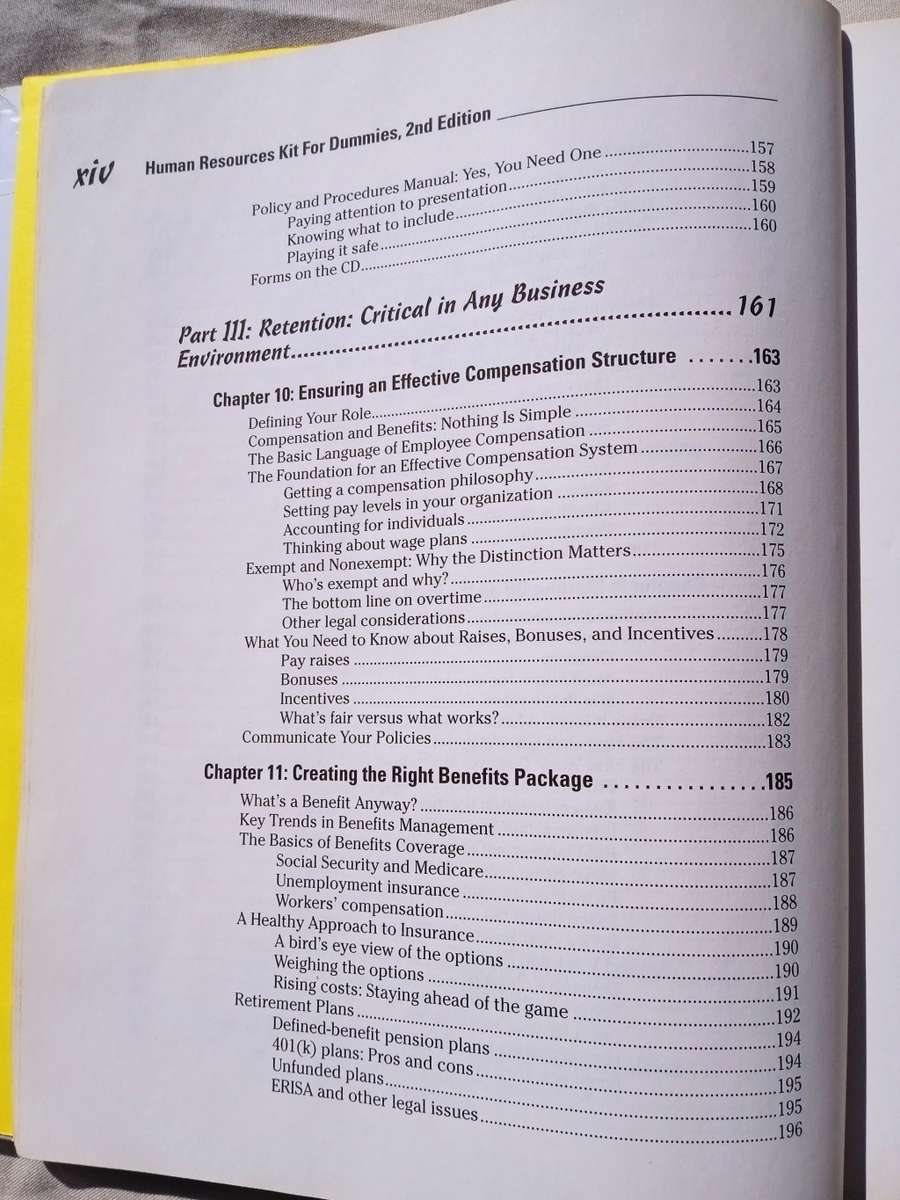 HUMAN RESOURCES KIT FOR DUMMIES (WITH CD)